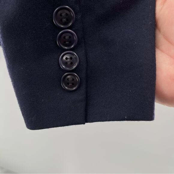 Ralph Ralph Lauren Vintage Crested Wool Navy Blue Maroon Details Rare Blazer 8 - Picture 4 of 9